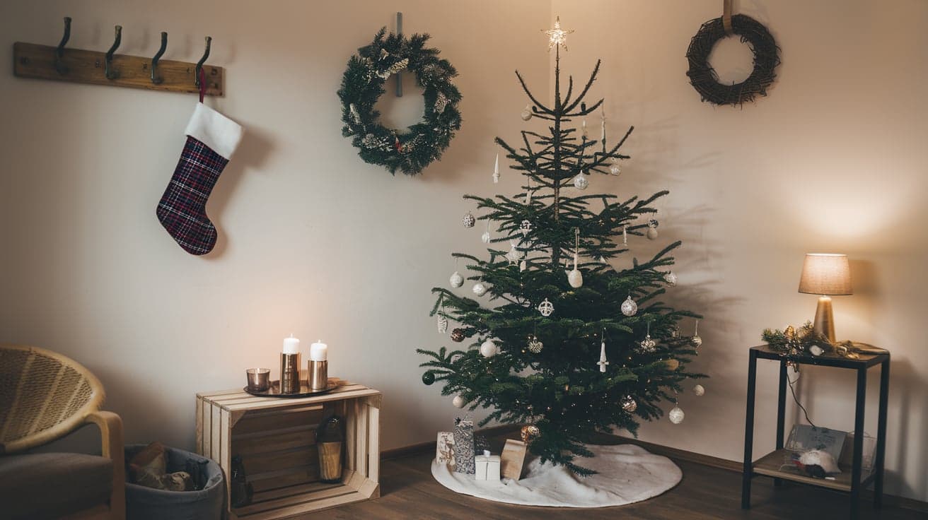 Sapin noel dans chambre