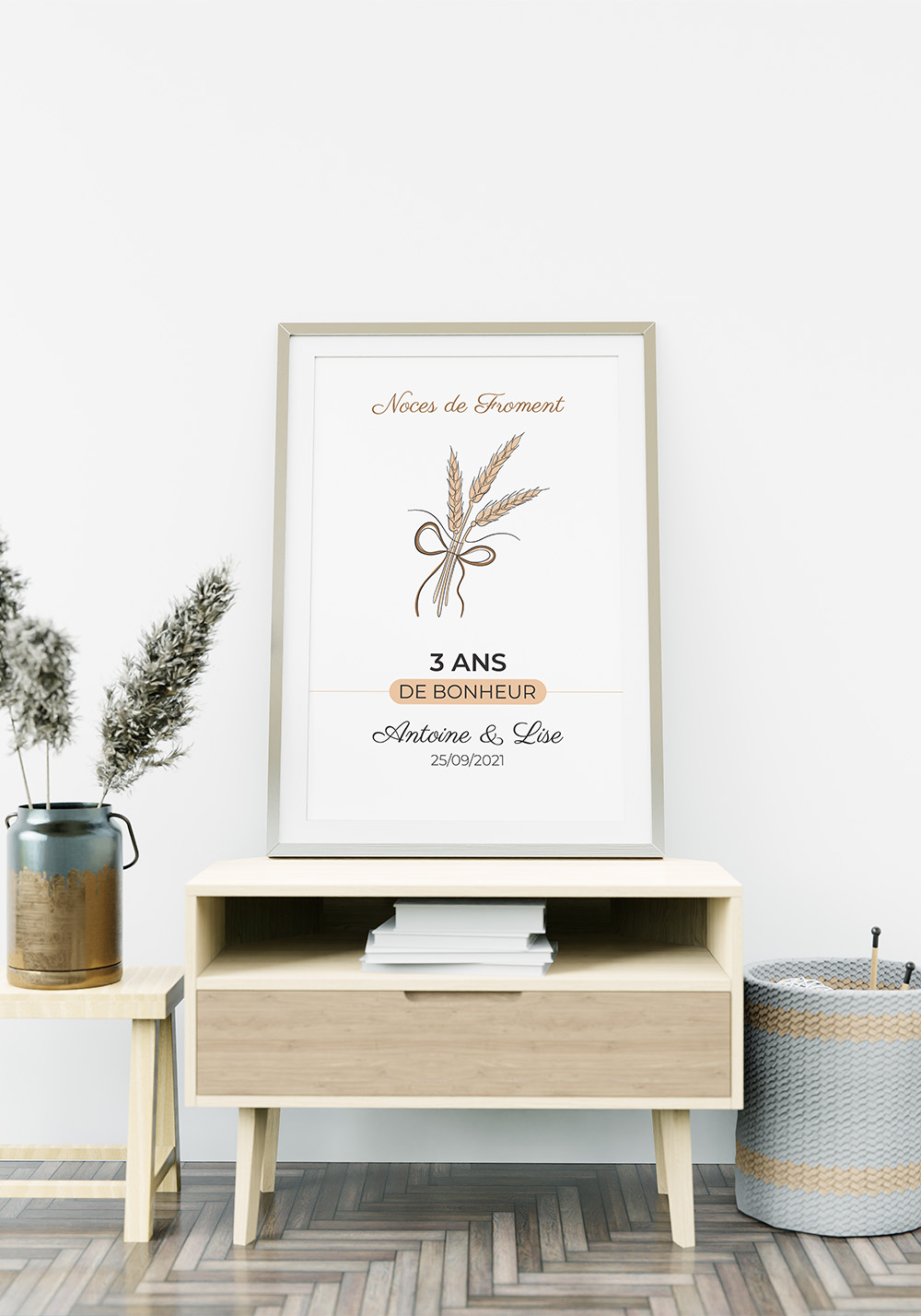 Poster 3 ans de mariage