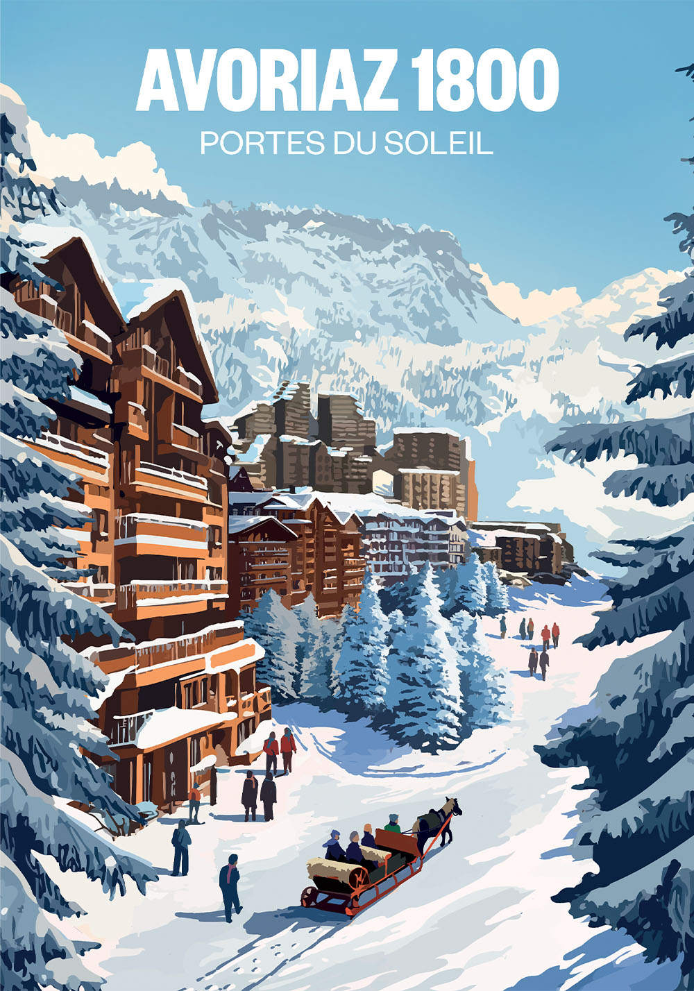 Affiche Avoriaz