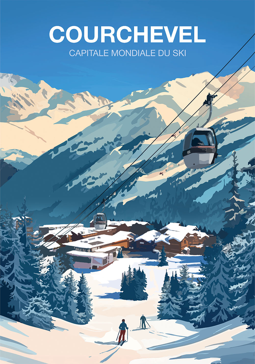 Affiche Courchevel