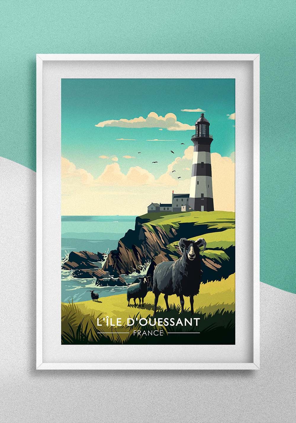 Poster île Ouessant
