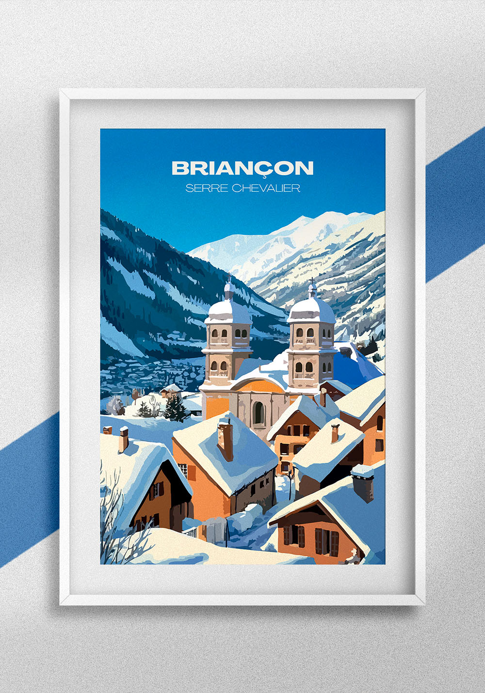 Poster Serre-Chevalier Vallée Briançon