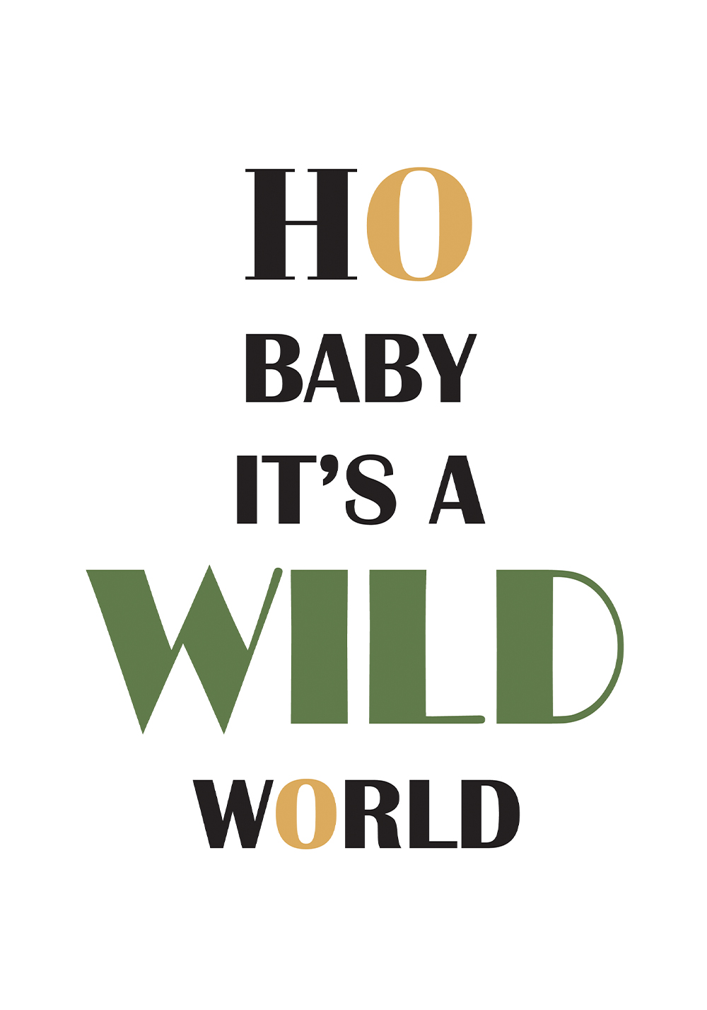 Poster Wild World