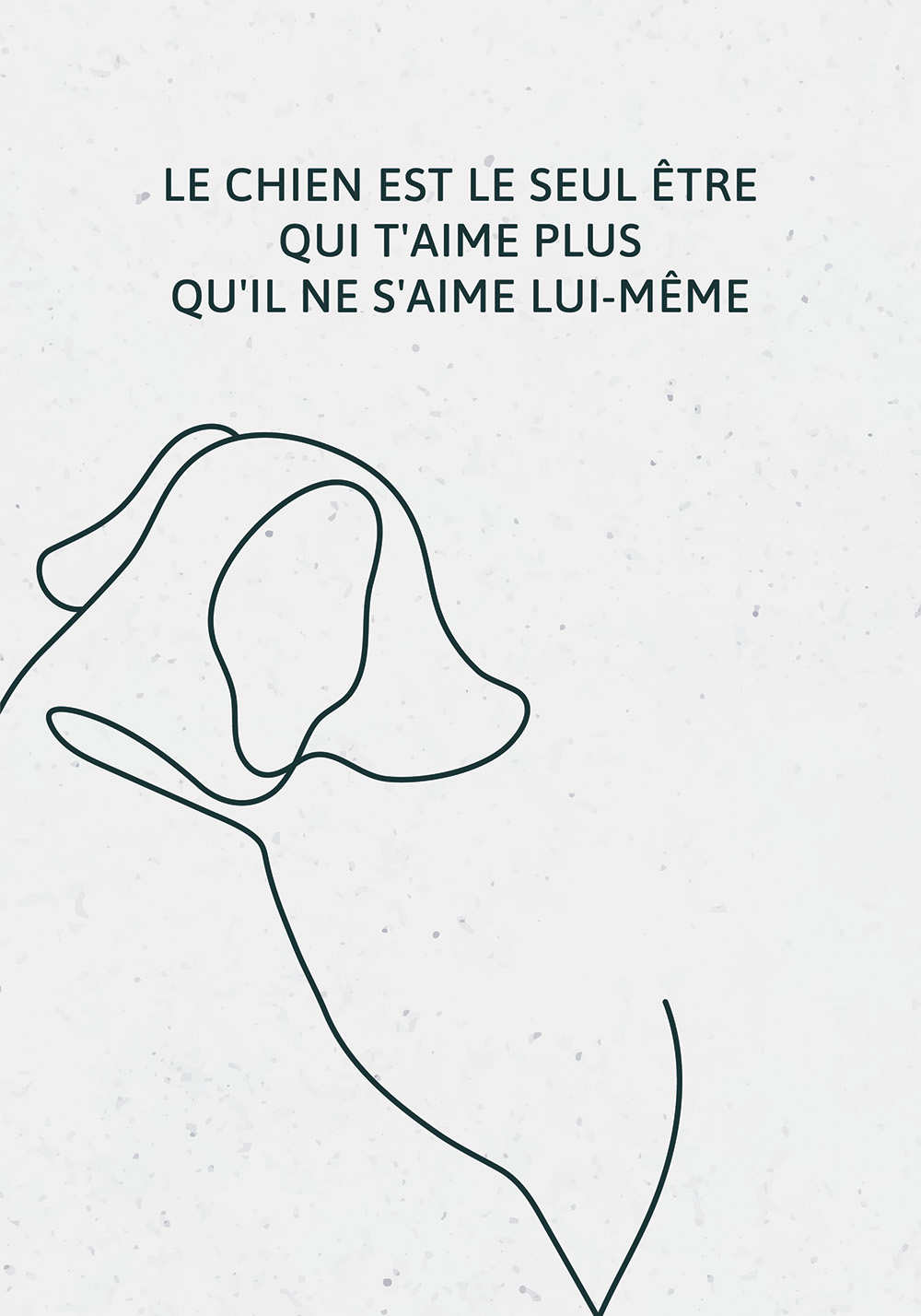 Affiche chien