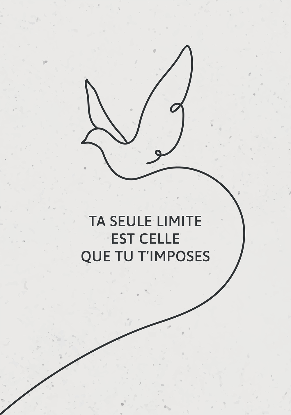 Affiche citation inspirante