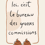 Affiche humour WC