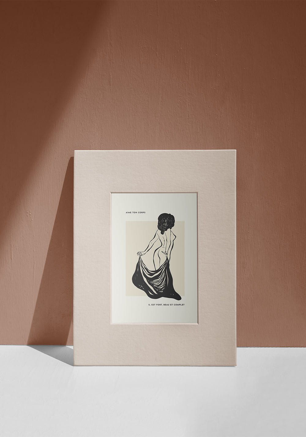 Affiche minimaliste femme