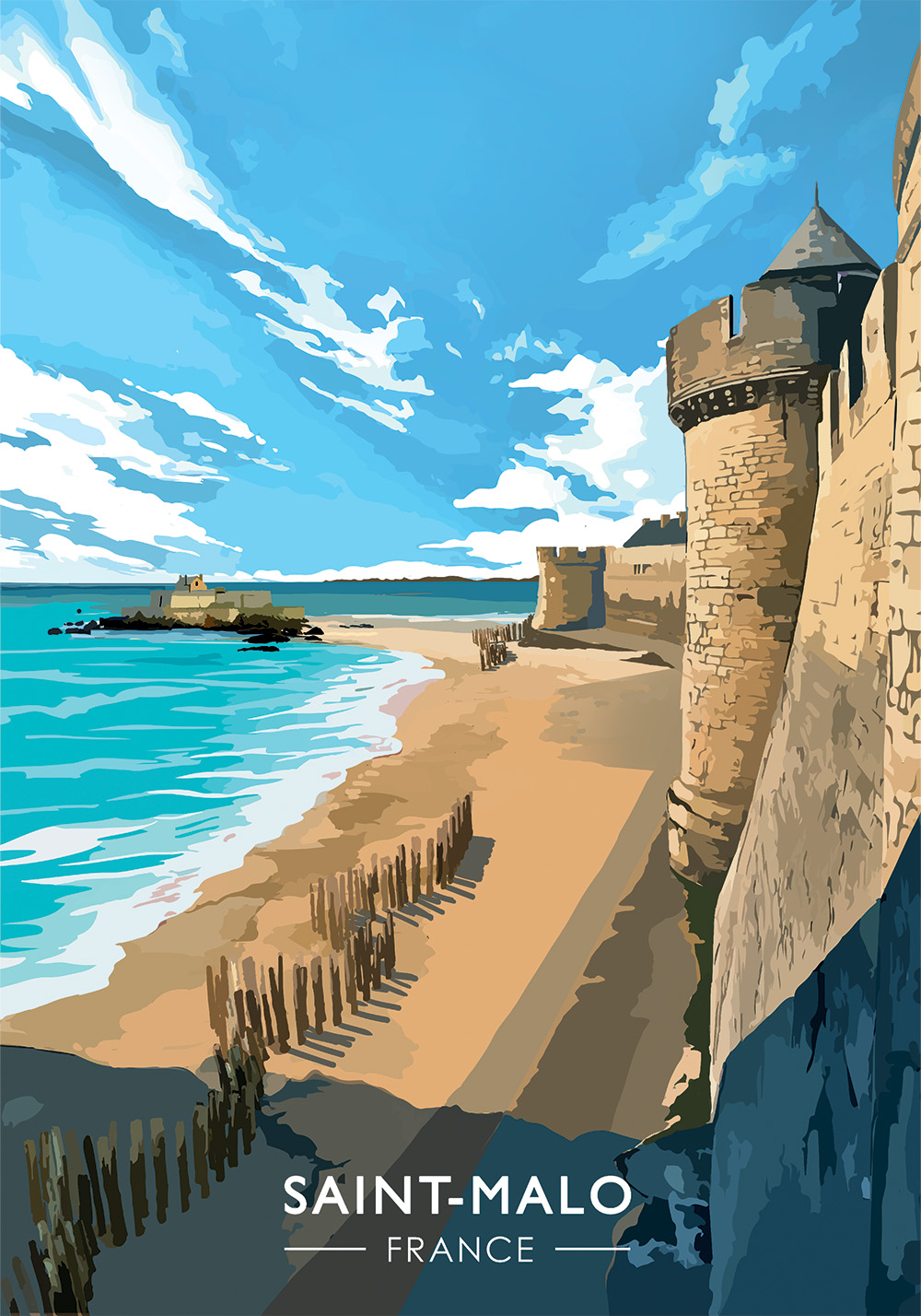 Affiche Saint-Malo