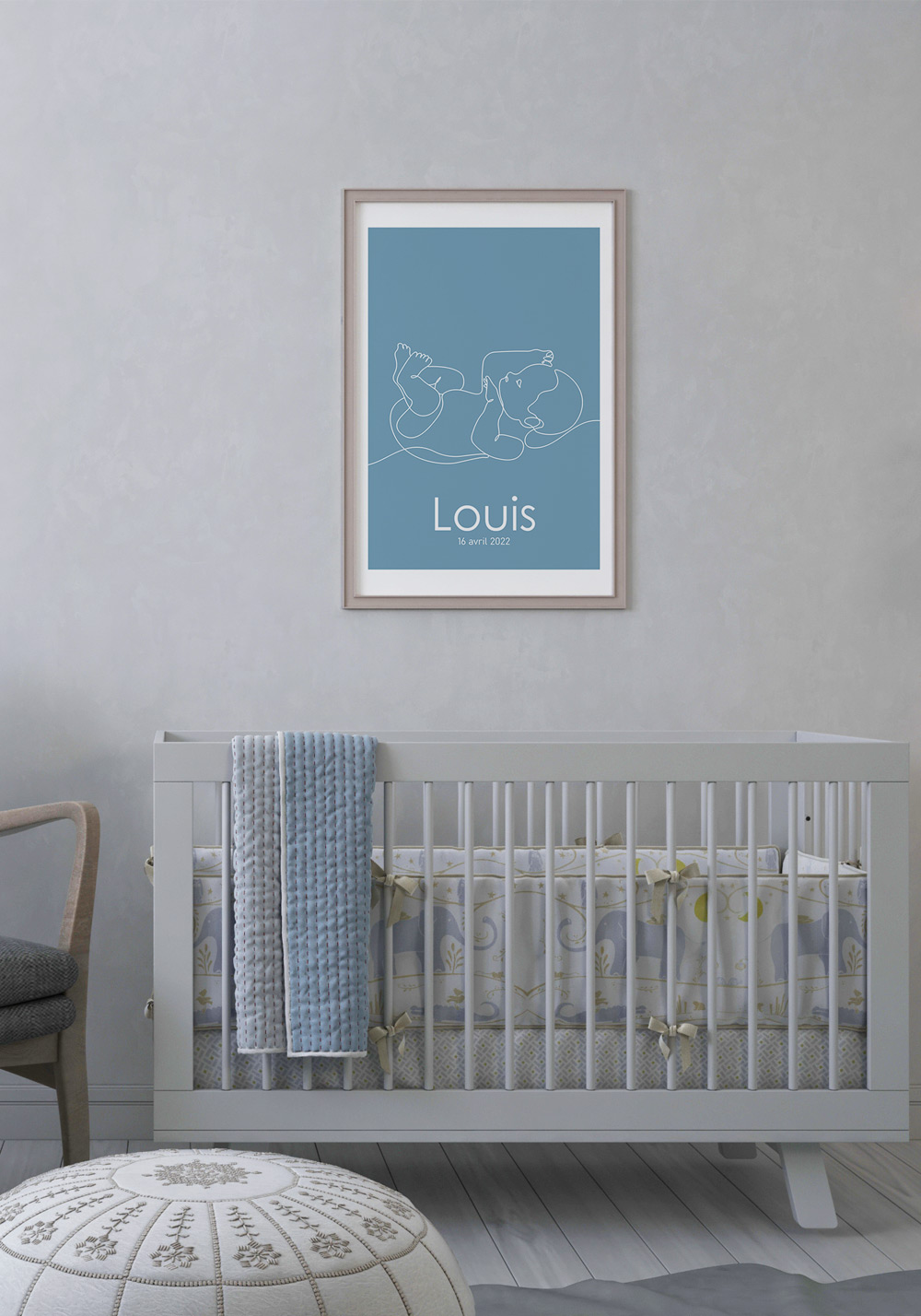 Achat Affiches Chambre Enfant 30x40cm - Poster Bébé Garçon Fille