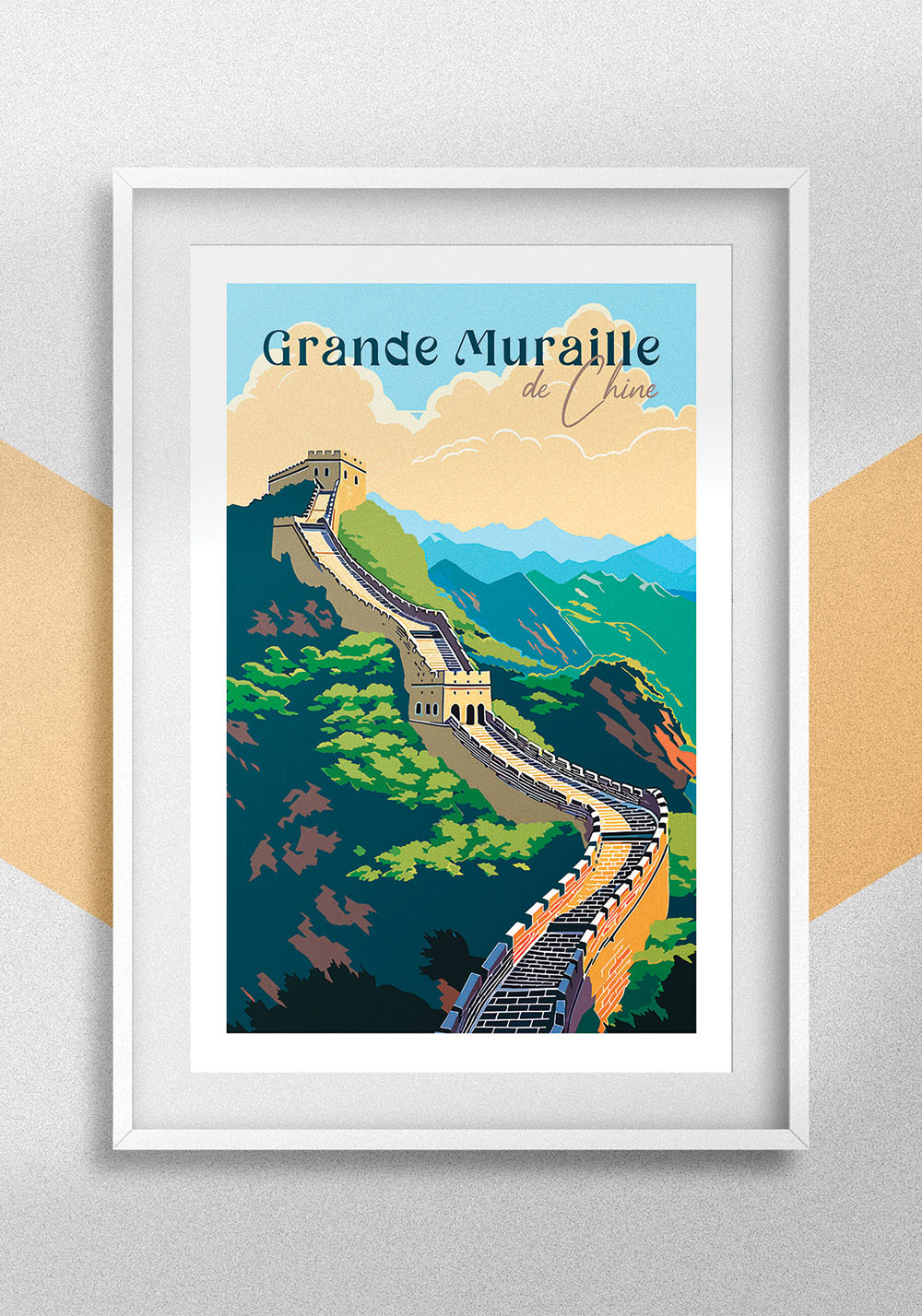 Poster Grande Muraille de Chine