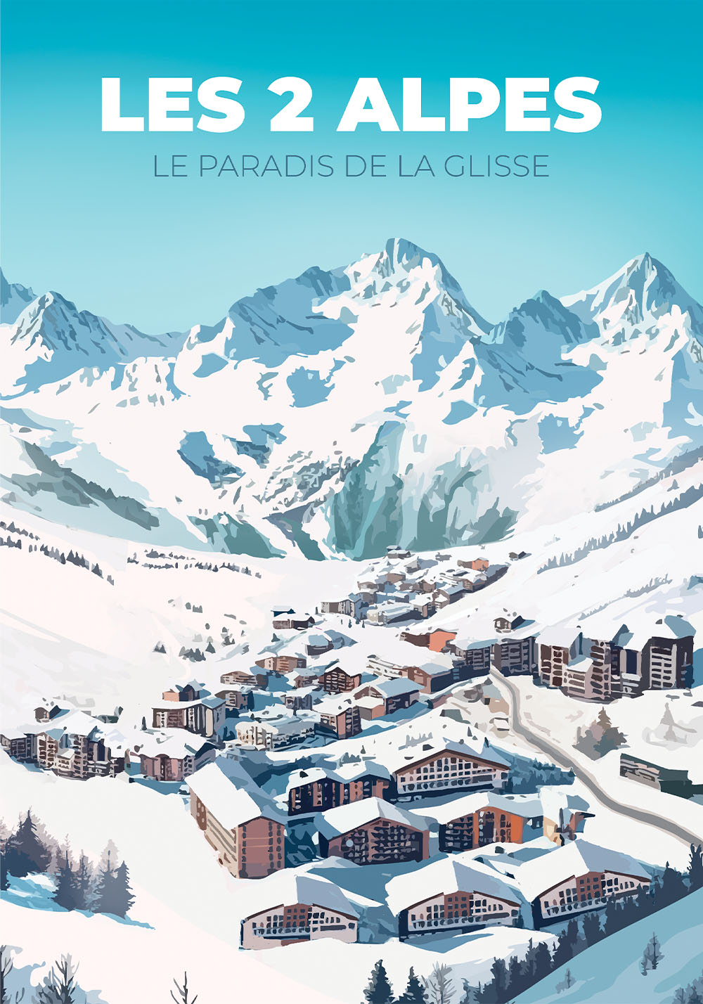 Poster les 2 Alpes