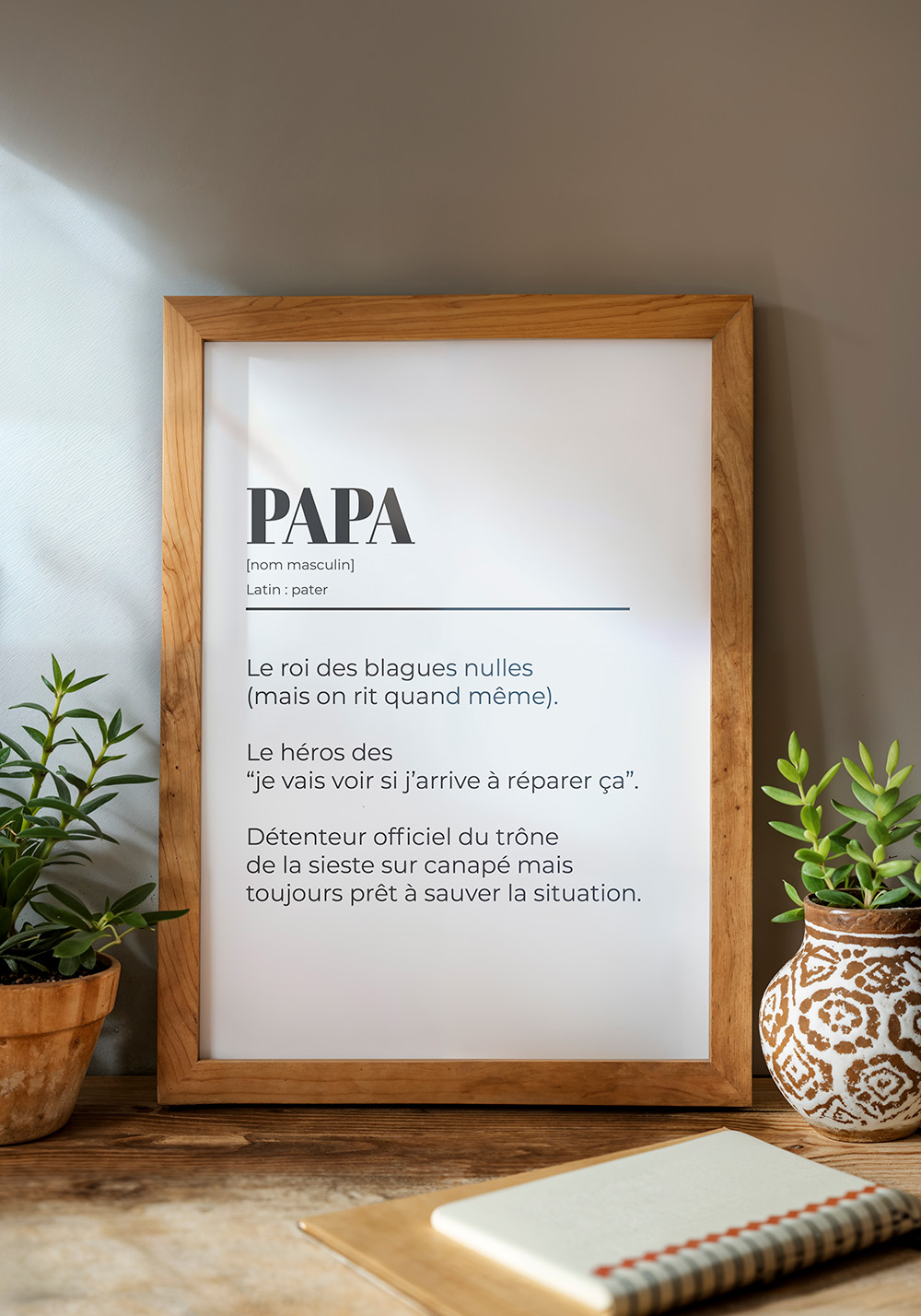 Poster papa cadeau